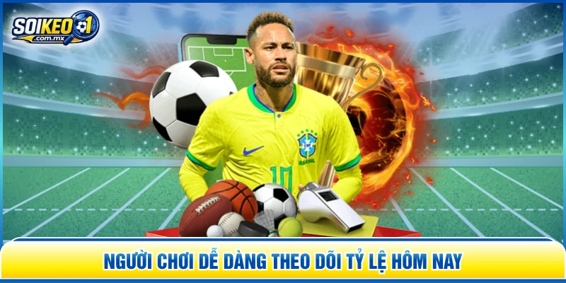 Người chơi dễ dàng theo dõi tỷ lệ hôm nay