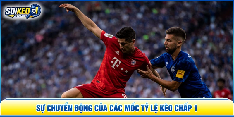 Sự chuyển động của các mốc tỷ lệ kèo chấp 1